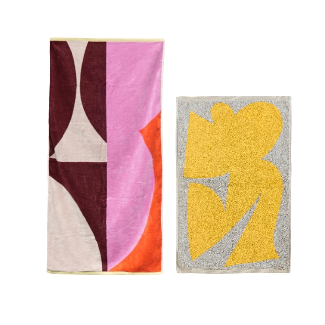 【GIFT SET】BATH TOWEL & BATH MAT SET