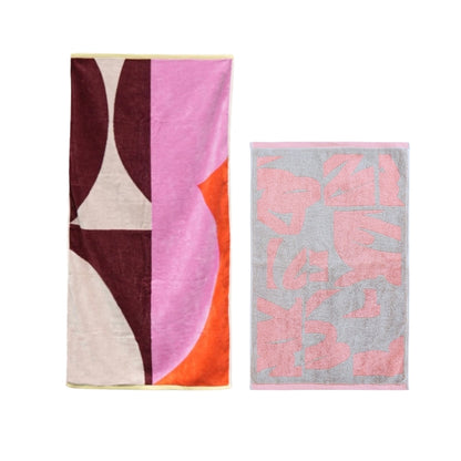 【GIFT SET】BATH TOWEL & BATH MAT SET