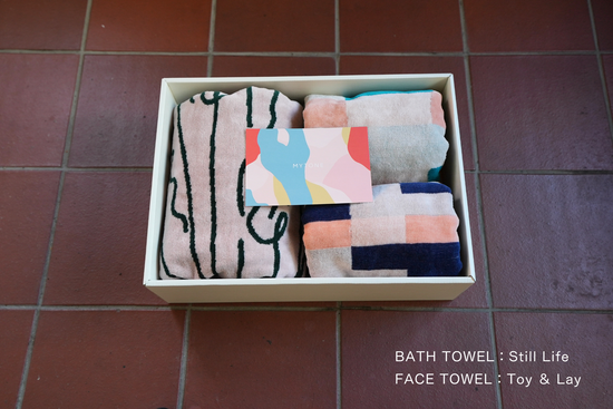 【GIFT SET】BATH TOWEL 1枚 / FACE TOWEL 2枚