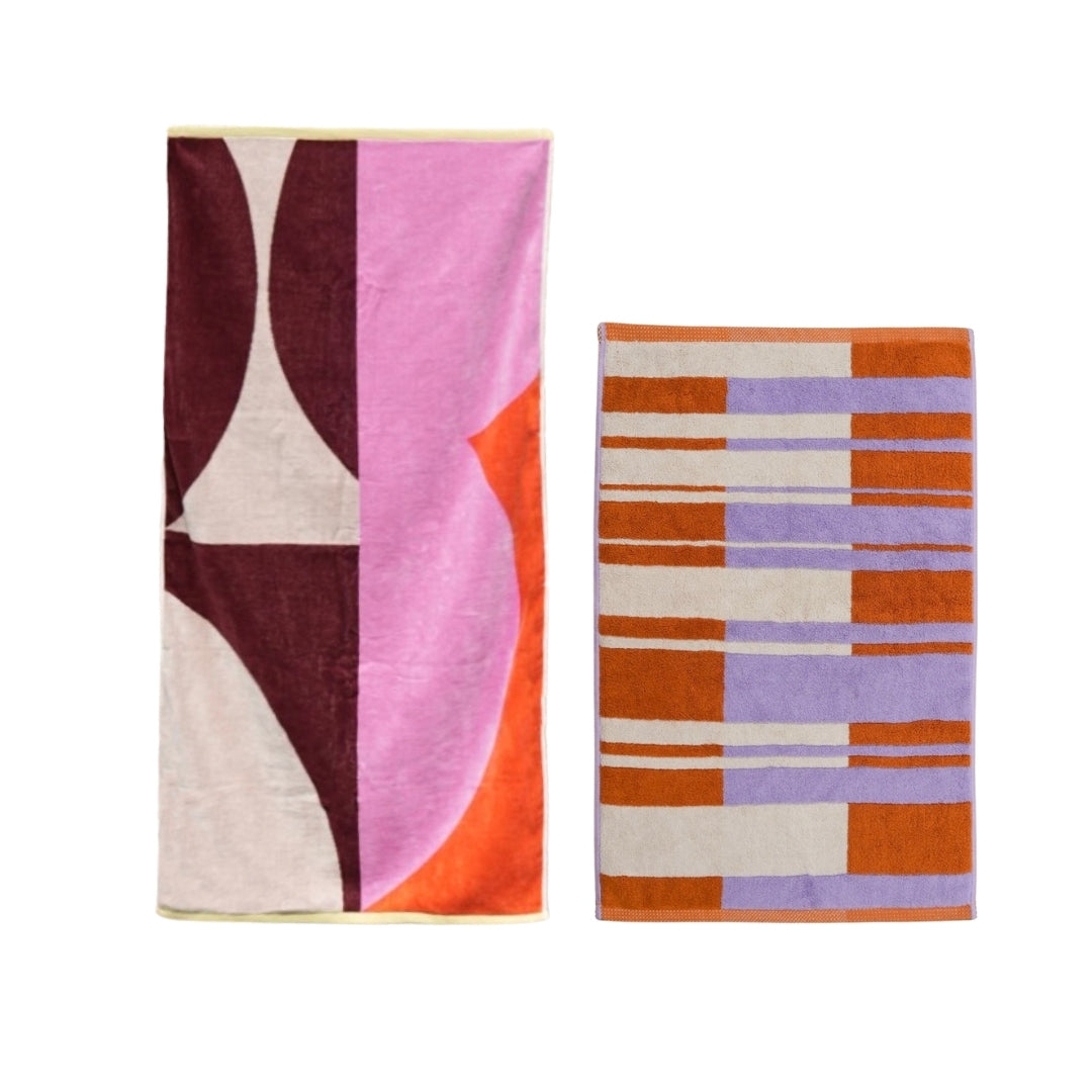 【GIFT SET】BATH TOWEL & BATH MAT SET