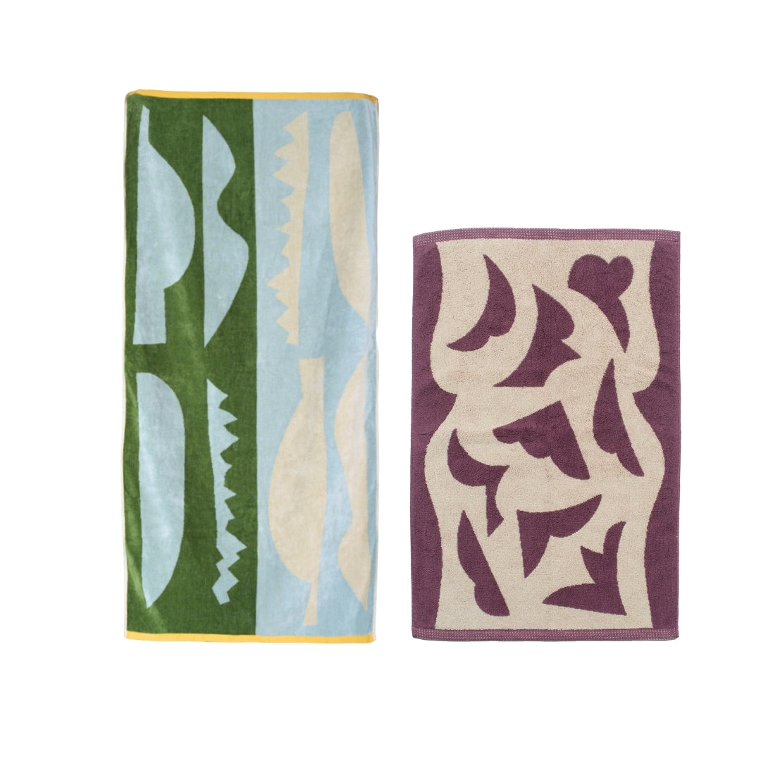 【GIFT SET】BATH TOWEL & BATH MAT SET