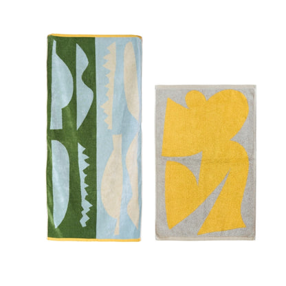 【GIFT SET】BATH TOWEL & BATH MAT SET