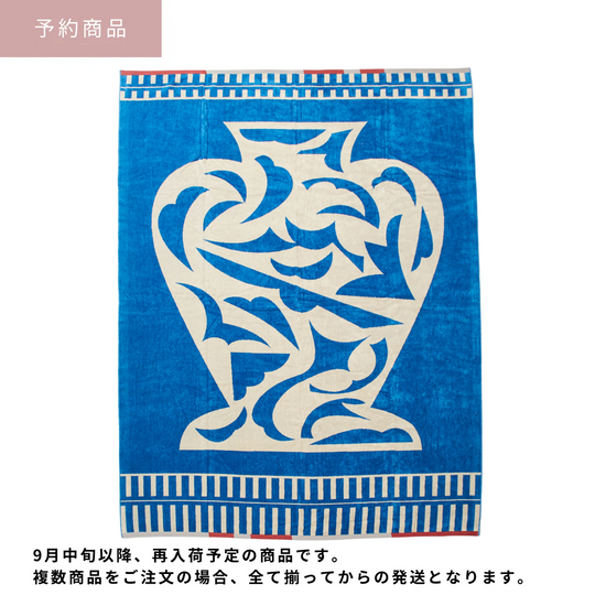 BED THROW BLANKET：Dancing Flower《9月10日頃再入荷予定》