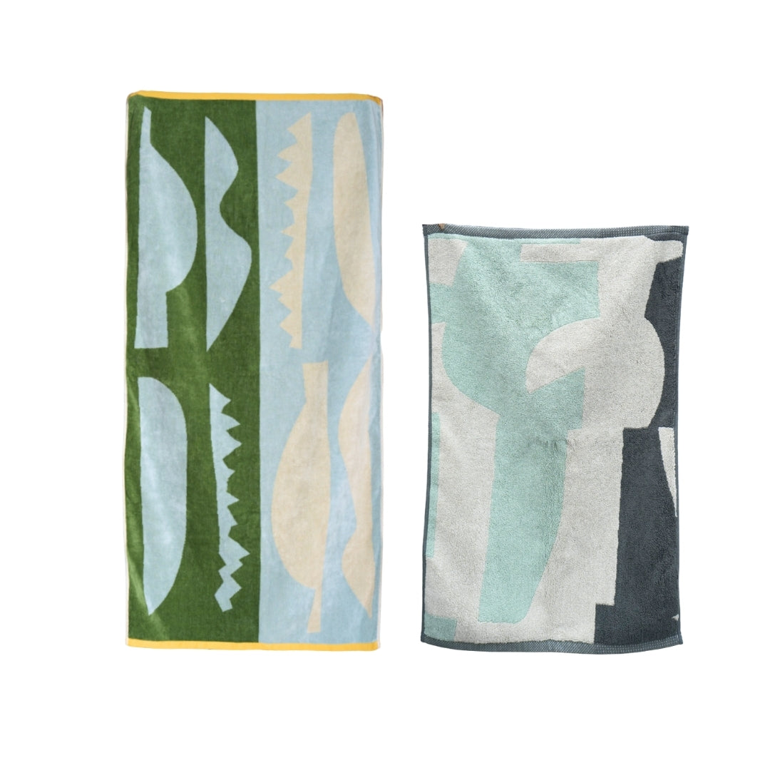 【GIFT SET】BATH TOWEL & BATH MAT SET