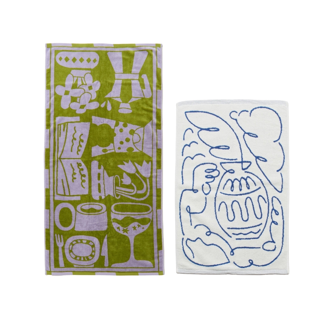 【GIFT SET】BATH TOWEL & BATH MAT SET