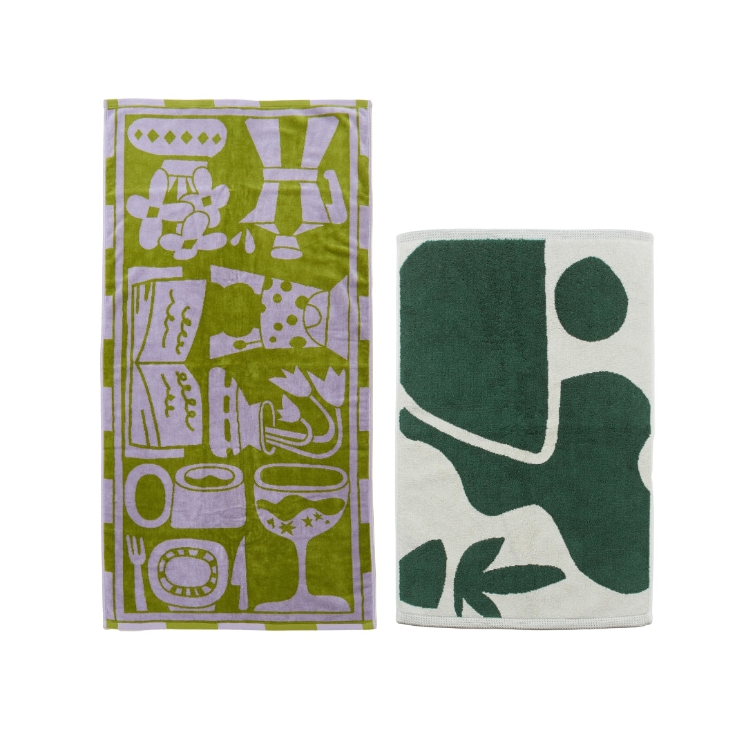 【GIFT SET】BATH TOWEL & BATH MAT SET