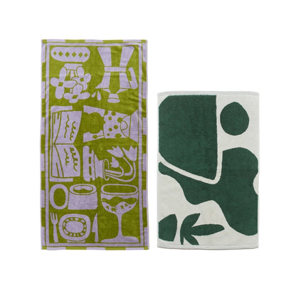 【GIFT SET】BATH TOWEL & BATH MAT SET