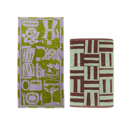 【GIFT SET】BATH TOWEL & BATH MAT SET