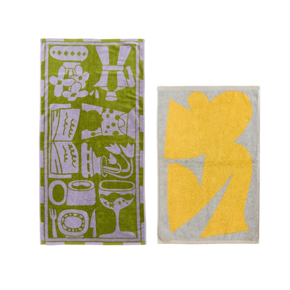 【GIFT SET】BATH TOWEL & BATH MAT SET