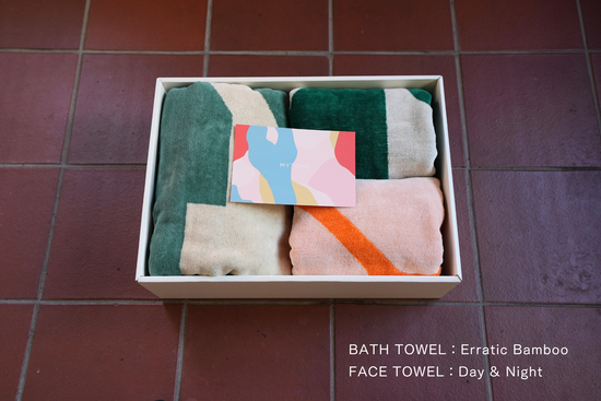 【GIFT SET】BATH TOWEL 1枚 / FACE TOWEL 2枚