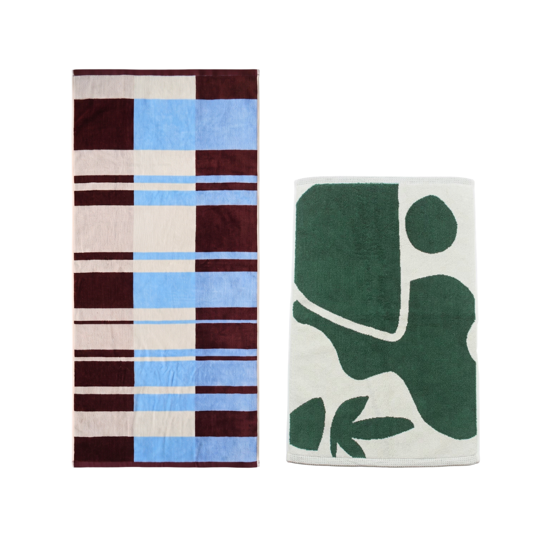 【GIFT SET】BATH TOWEL & BATH MAT SET