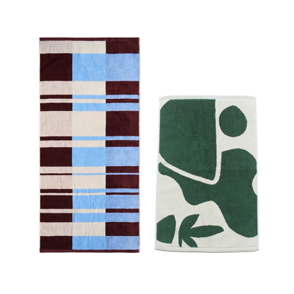 【GIFT SET】BATH TOWEL & BATH MAT SET