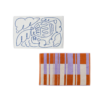 BATH MAT 2枚 SET ※要デザイン選択