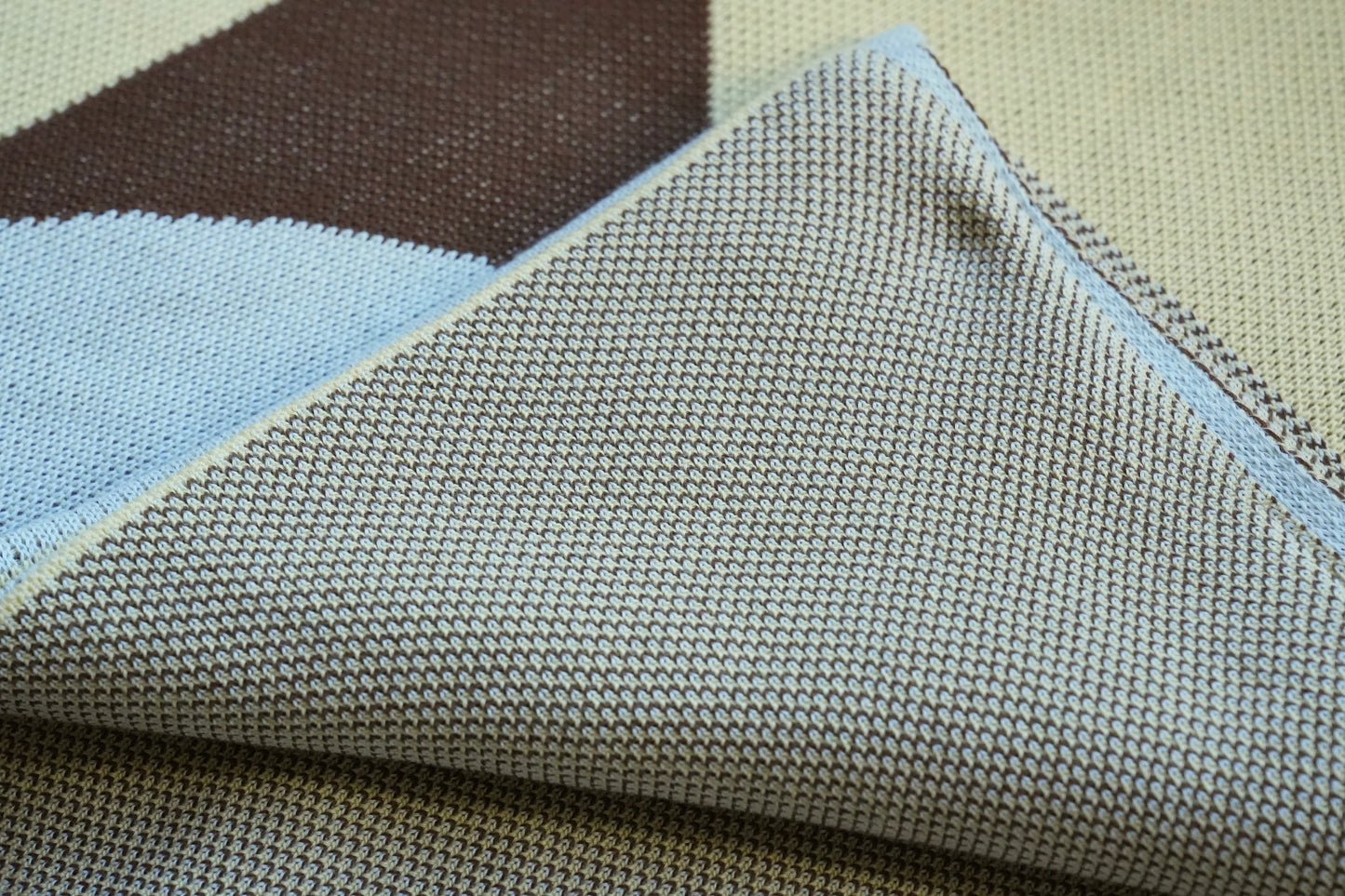 ニットブランケット / KNIT BLANKET：Circle Rhythm