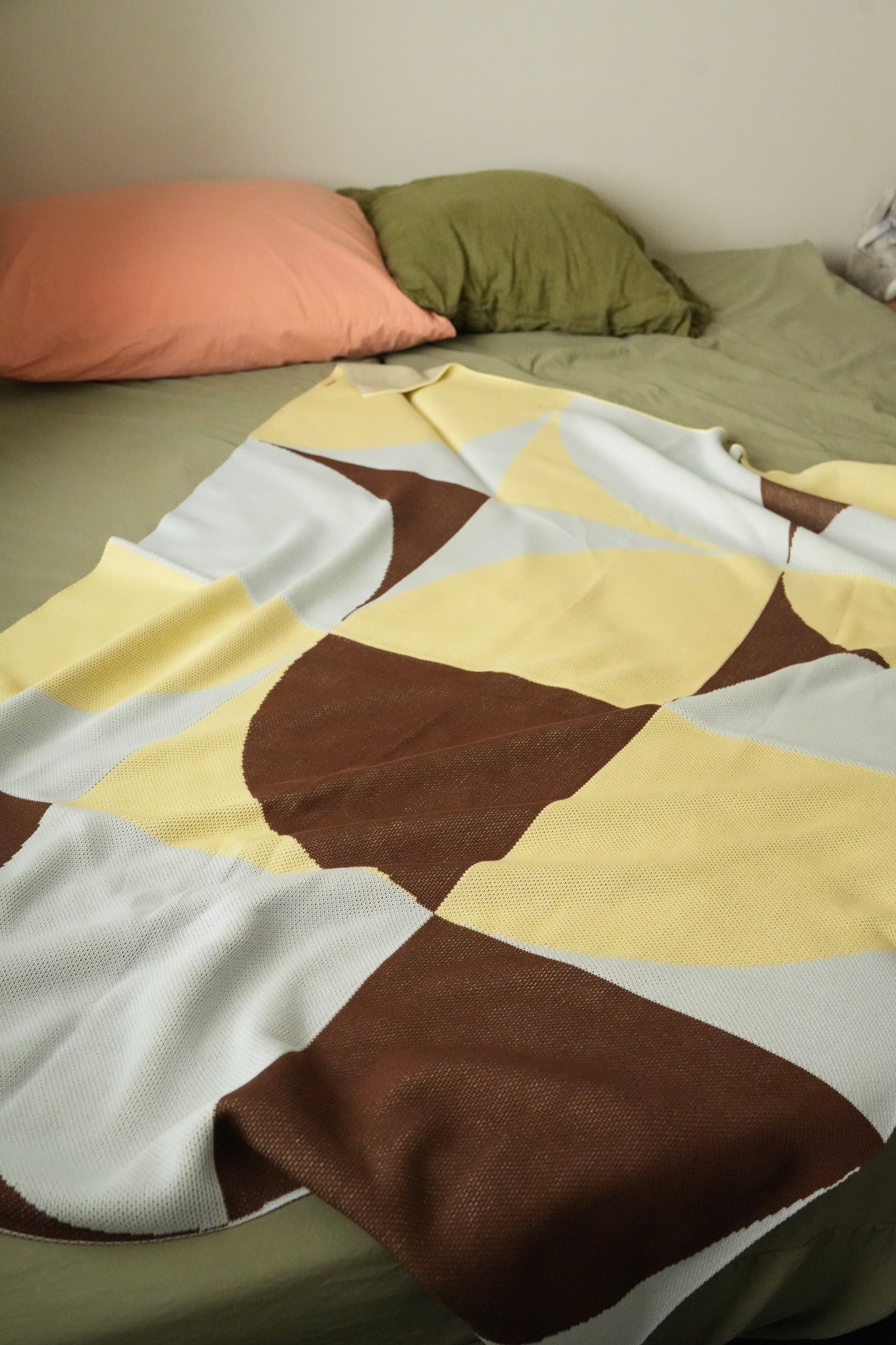 ニットブランケット / KNIT BLANKET：Circle Rhythm