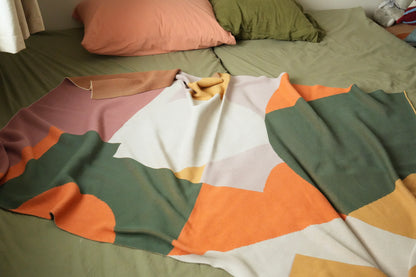 【予約商品】ニットブランケット / KNIT BLANKET：Evening（2月中旬入荷予定）