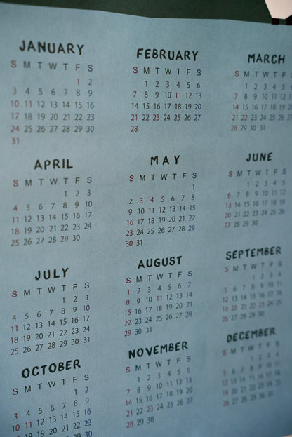2027 ART CALENDAR：Sheep Scape