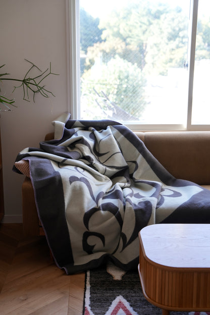 WOOL BLANKET：Dancing flower（11月上旬発送）