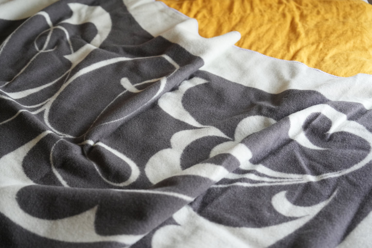 WOOL BLANKET：Dancing flower（11月上旬発送）