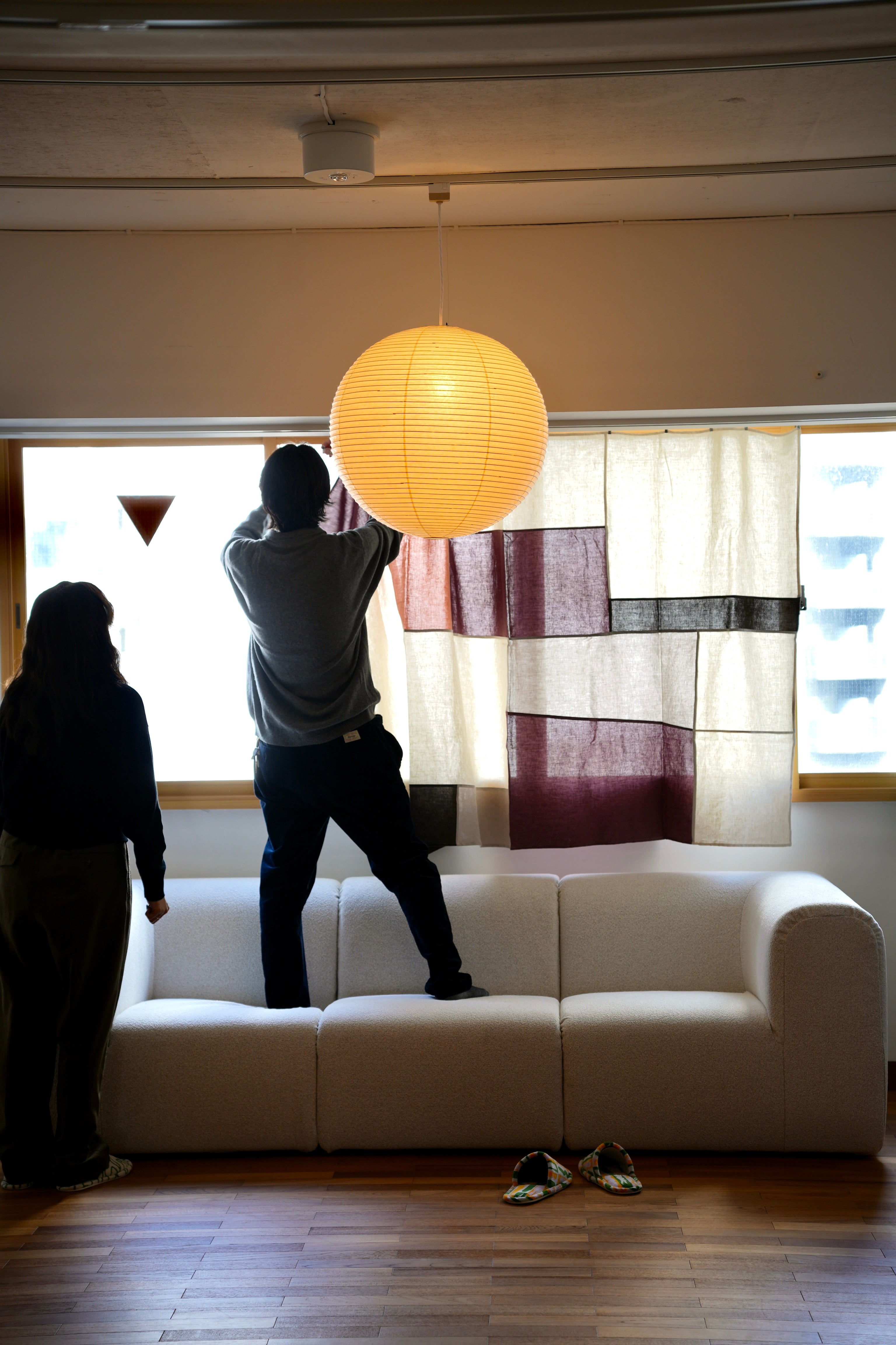 POJAGI CURTAIN：Red – MYTONE