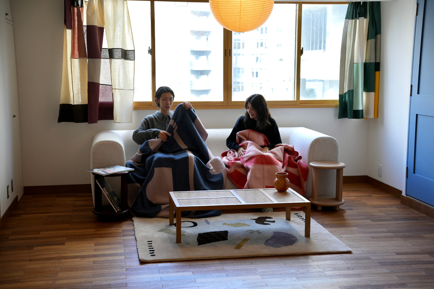 POJAGI CURTAIN：Red