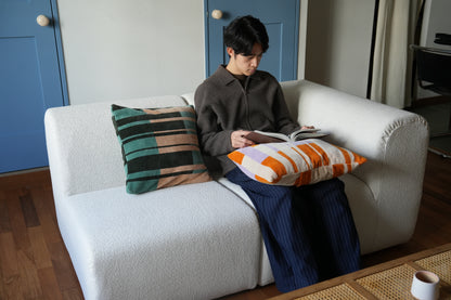 CUSHION COVER：Alternately / orange