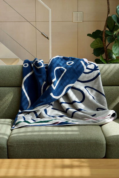 【母の日限定ラッピング】TOWEL BLANKET : Waltz of the flowers