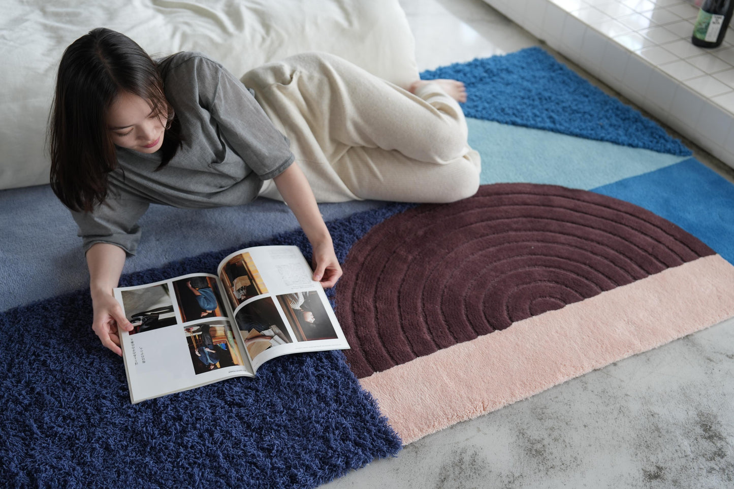 HAND MADE RUG：sew 　※受注生産品