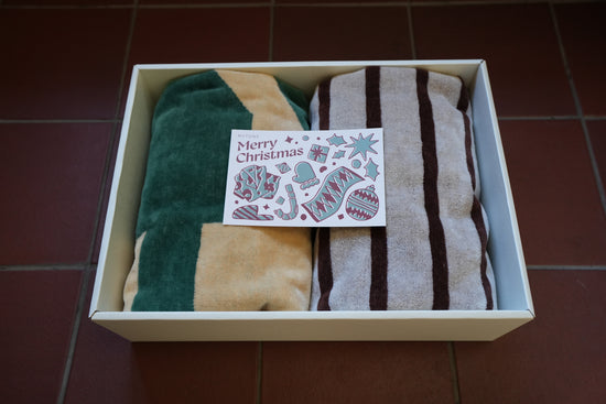 【クリスマス GIFT SET】BATH TOWEL 2枚 ※要デザイン選択