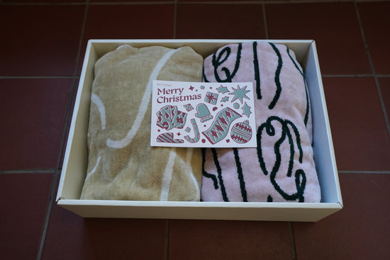 【クリスマス GIFT SET】BATH TOWEL 2枚 ※要デザイン選択