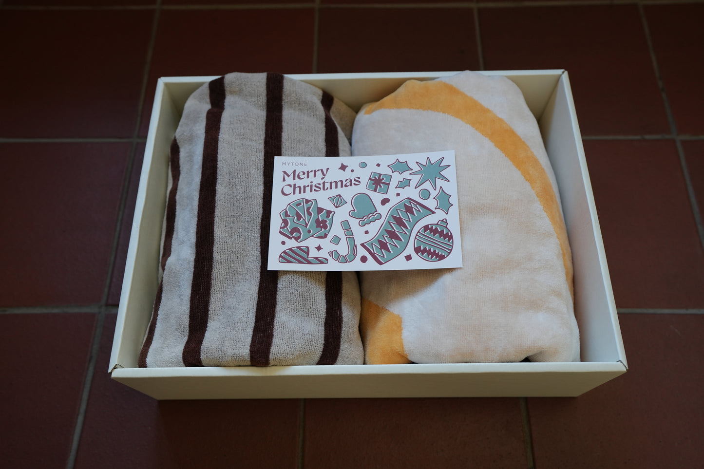 【クリスマス GIFT SET】BATH TOWEL 2枚 ※要デザイン選択