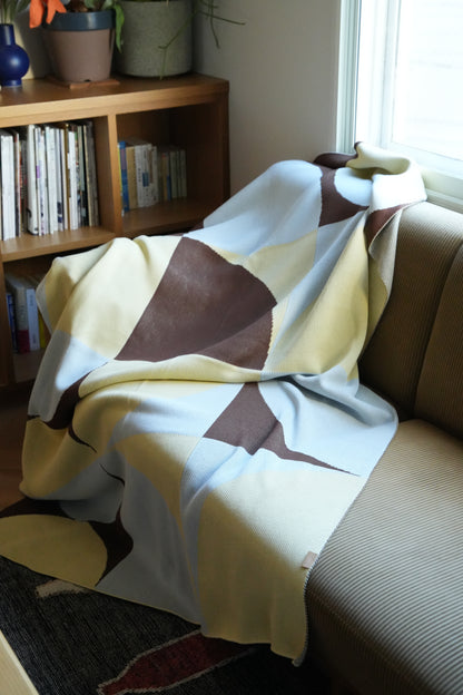 ニットブランケット / KNIT BLANKET：Circle Rhythm