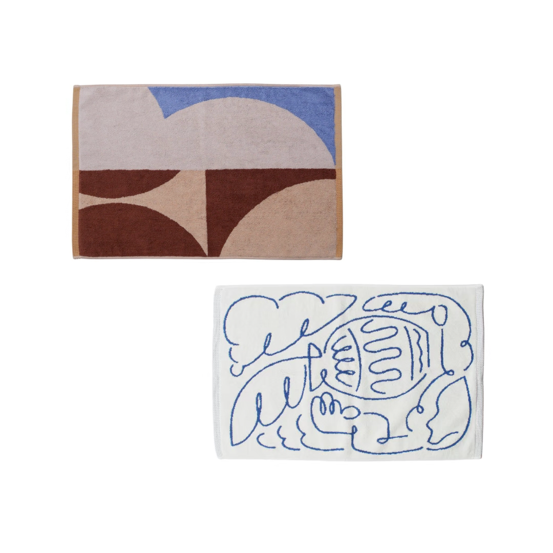 BATH MAT 2枚 SET ※要デザイン選択
