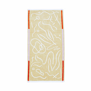 BATH TOWEL : Waltz of the flowers