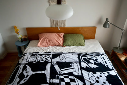 BED THROW BLANKET：This and that by Michael Towers