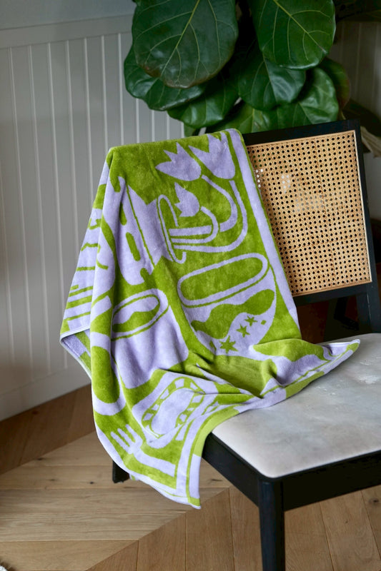 BATH TOWEL : This and that by Michael Towers