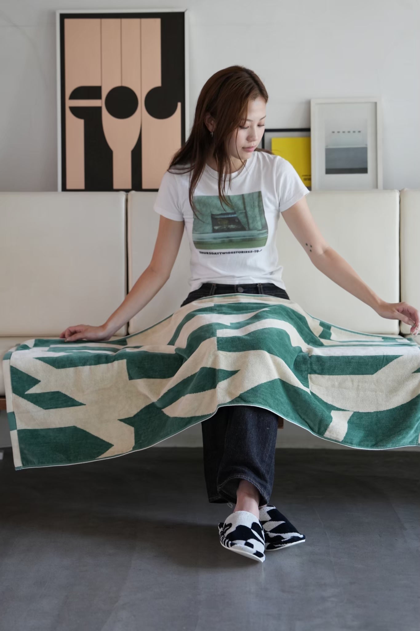 TOWEL BLANKET : Erratic Bamboo