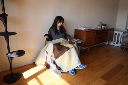 ニットブランケット / KNIT BLANKET：Circle Rhythm