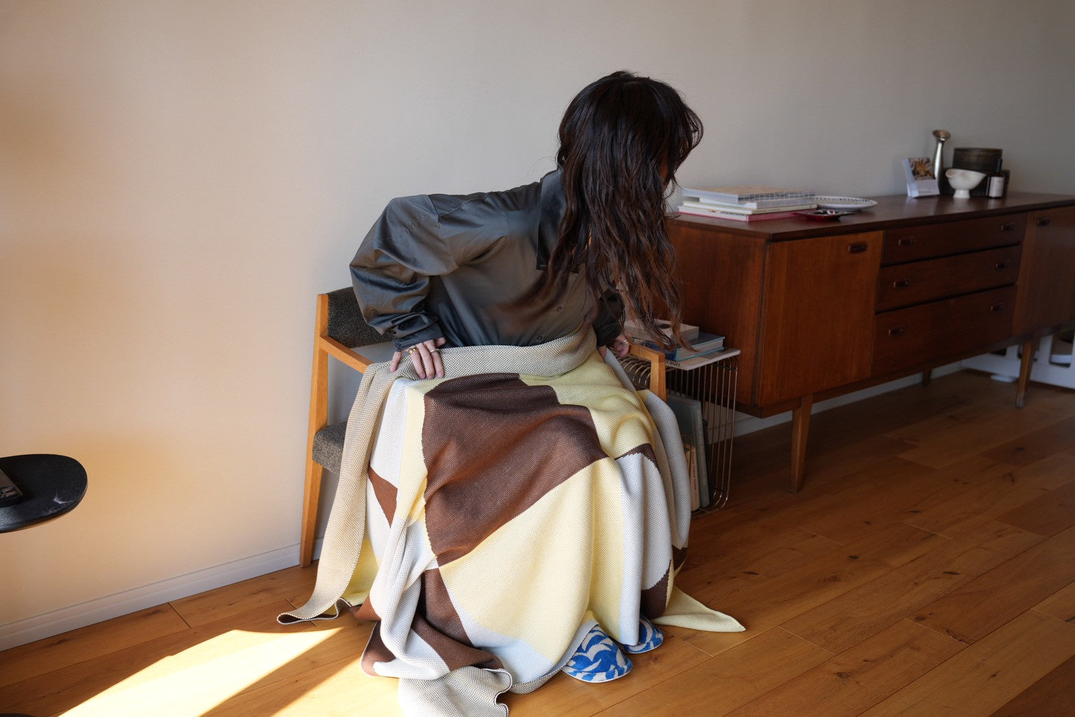 ニットブランケット / KNIT BLANKET：Circle Rhythm – MYTONE
