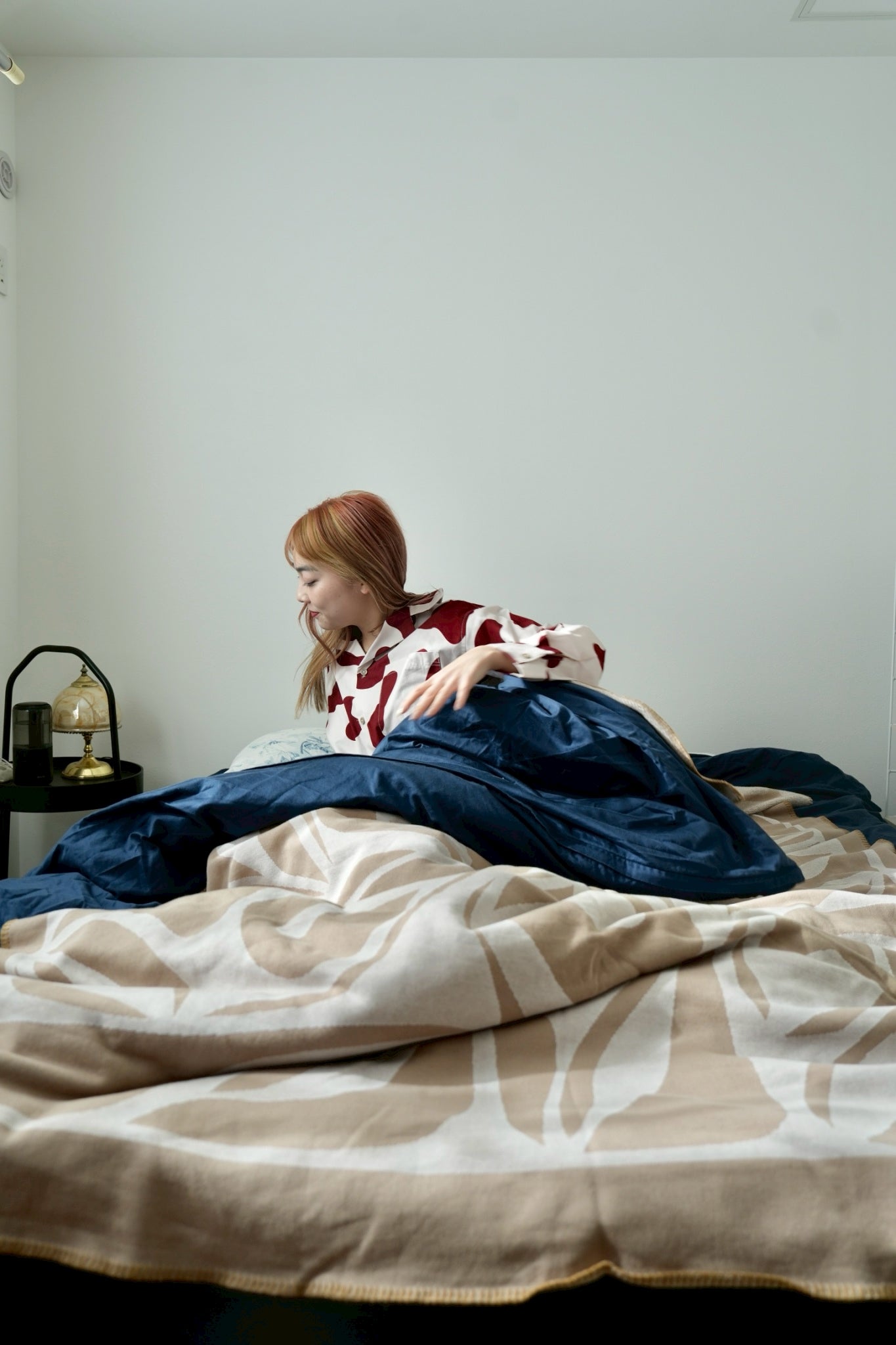 直営店在庫あり〉ALL SEASON BLANKET : Luna Shell by Little Detroit
