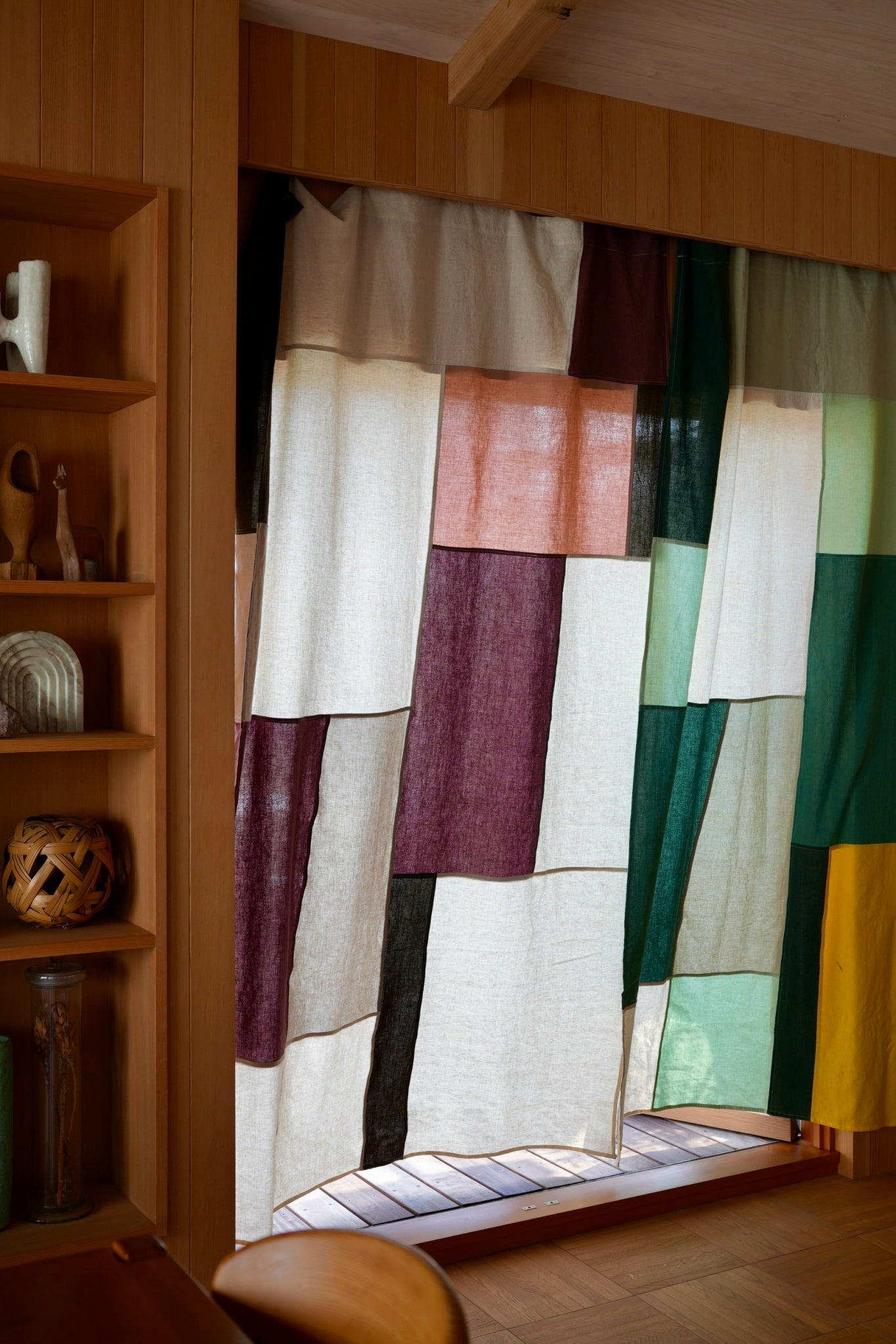 POJAGI CURTAIN：Green