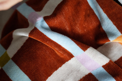 BATH TOWEL : Flow / terracotta