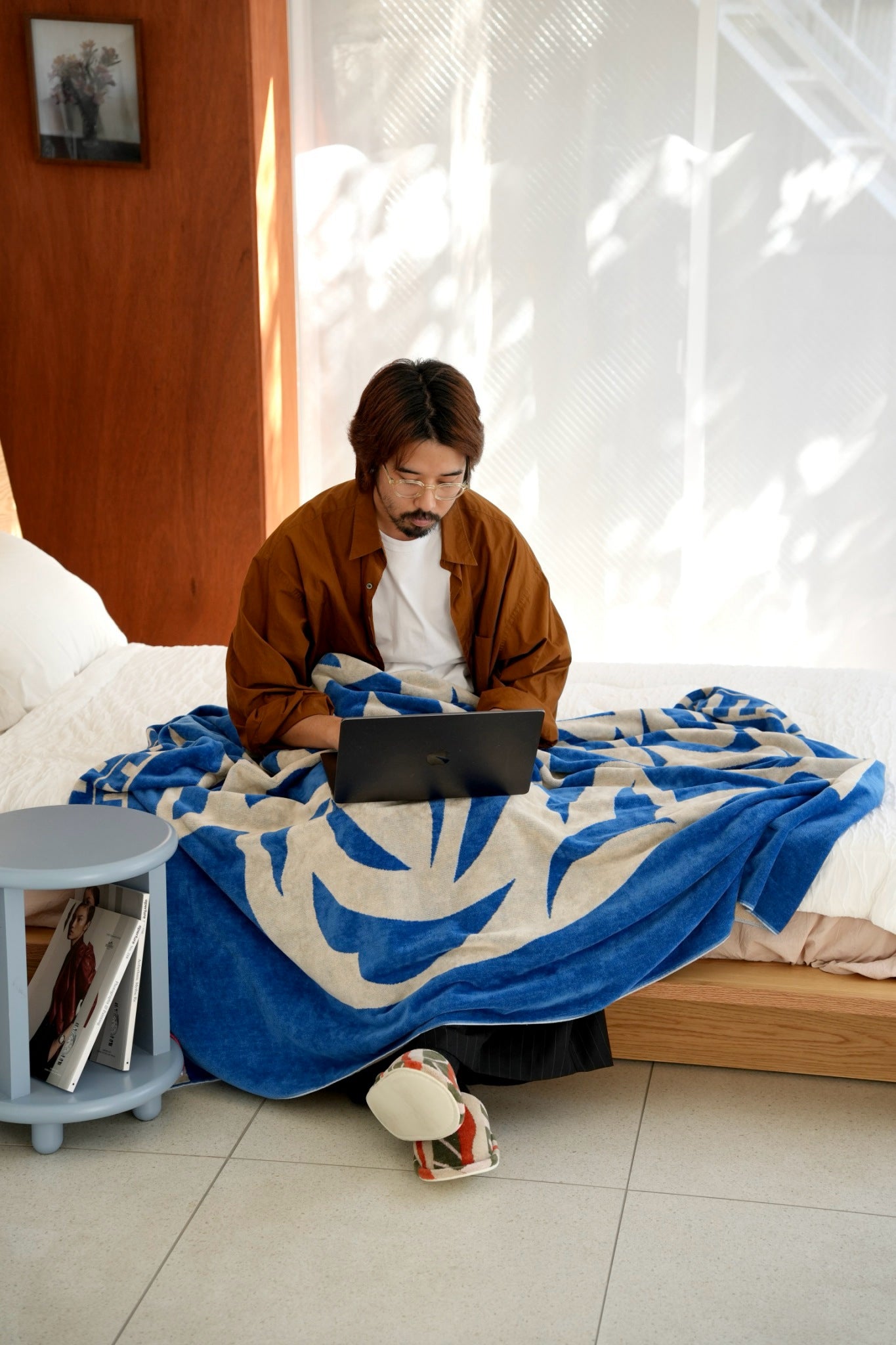 テミン MORPH ブランケット BED THROW BLANKET：Dancing flower – MYTONE