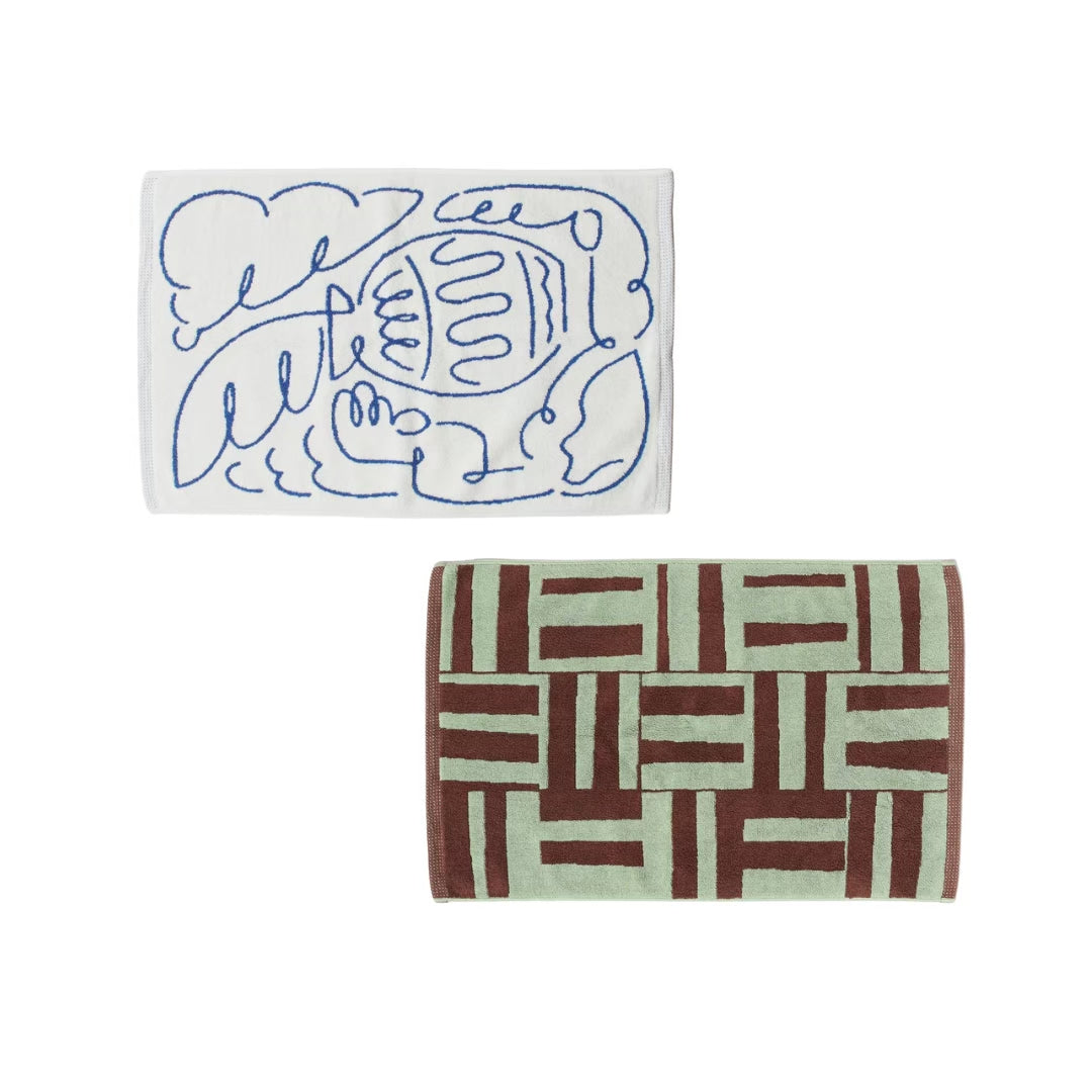 BATH MAT 2枚 SET ※要デザイン選択