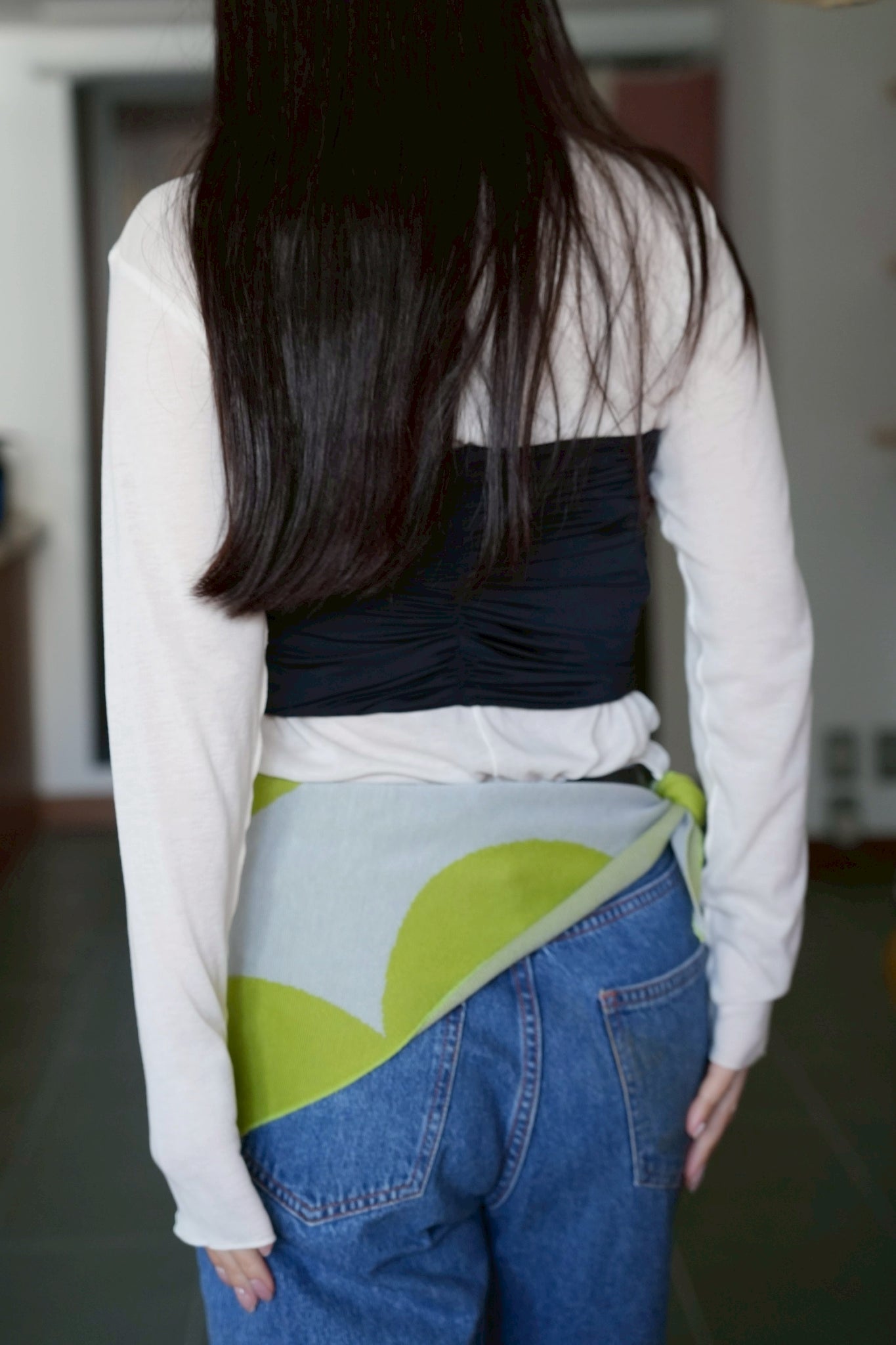 トライアングルスカーフ / TRIANGLE SCARF：Mellow Hill