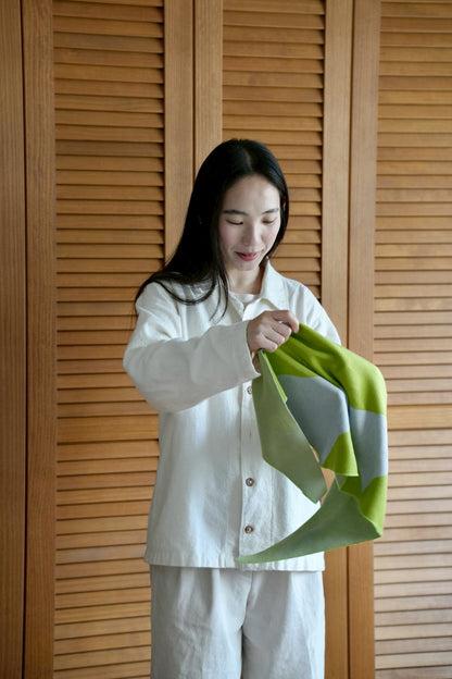 トライアングルスカーフ / TRIANGLE SCARF：Mellow Hill