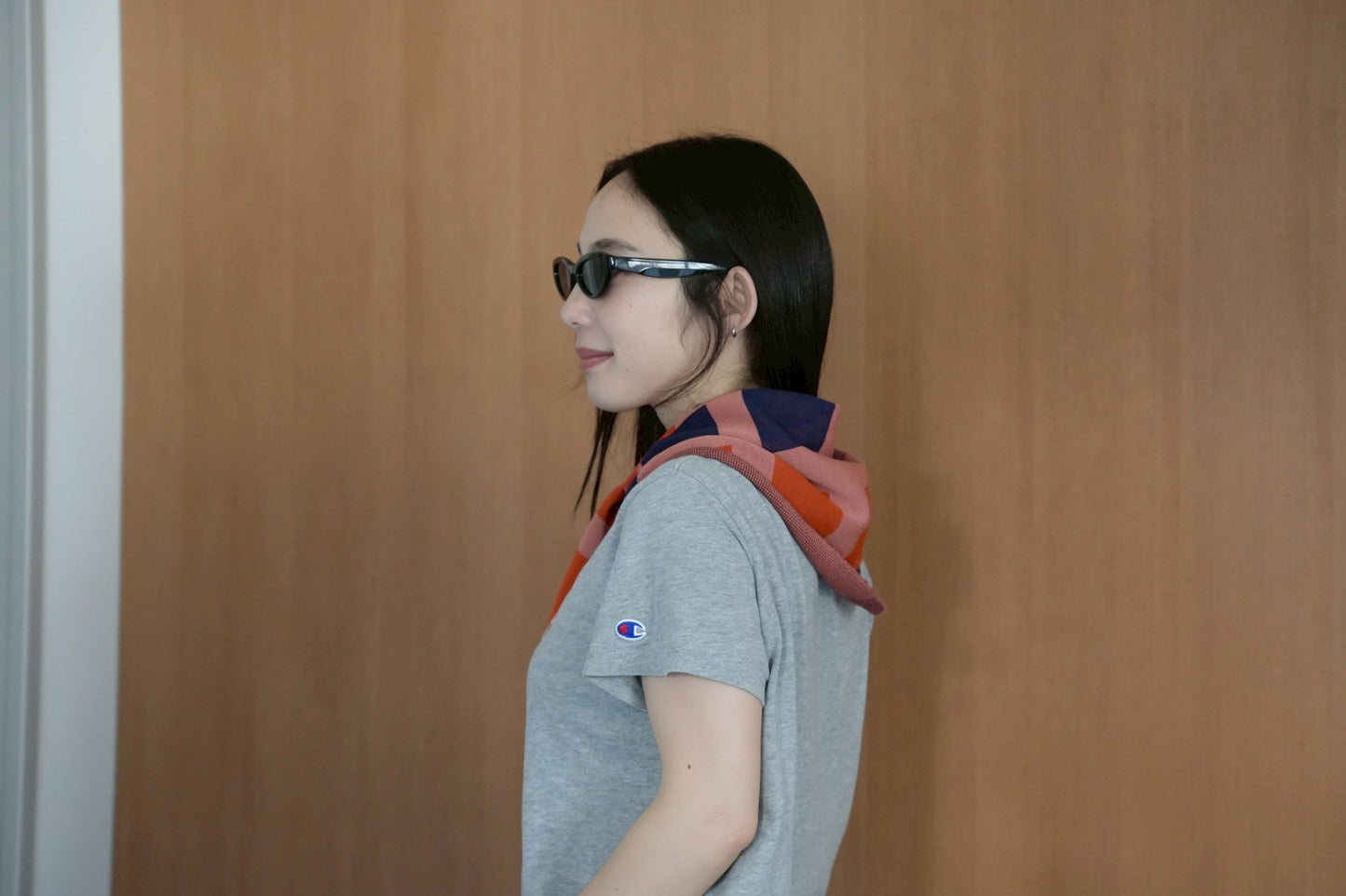 トライアングルスカーフ / TRIANGLE SCARF：Dusk Block