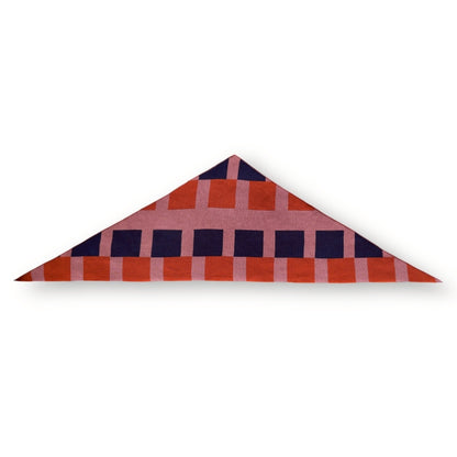 トライアングルスカーフ / TRIANGLE SCARF：Dusk Block