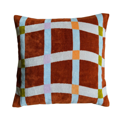 CUSHION COVER：Flow / terracotta