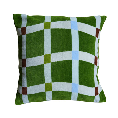 CUSHION COVER：Flow / moss green